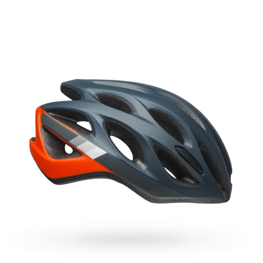 Bicycle helmet industry standard-Bell Draft Road Helmet - Speed Matt Slate-Gray-Orange - 2019