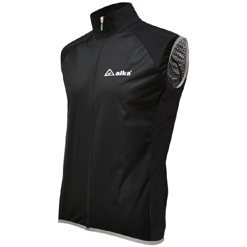 cycling clothing with trim fit-Gilet Alka Advanced - Nero