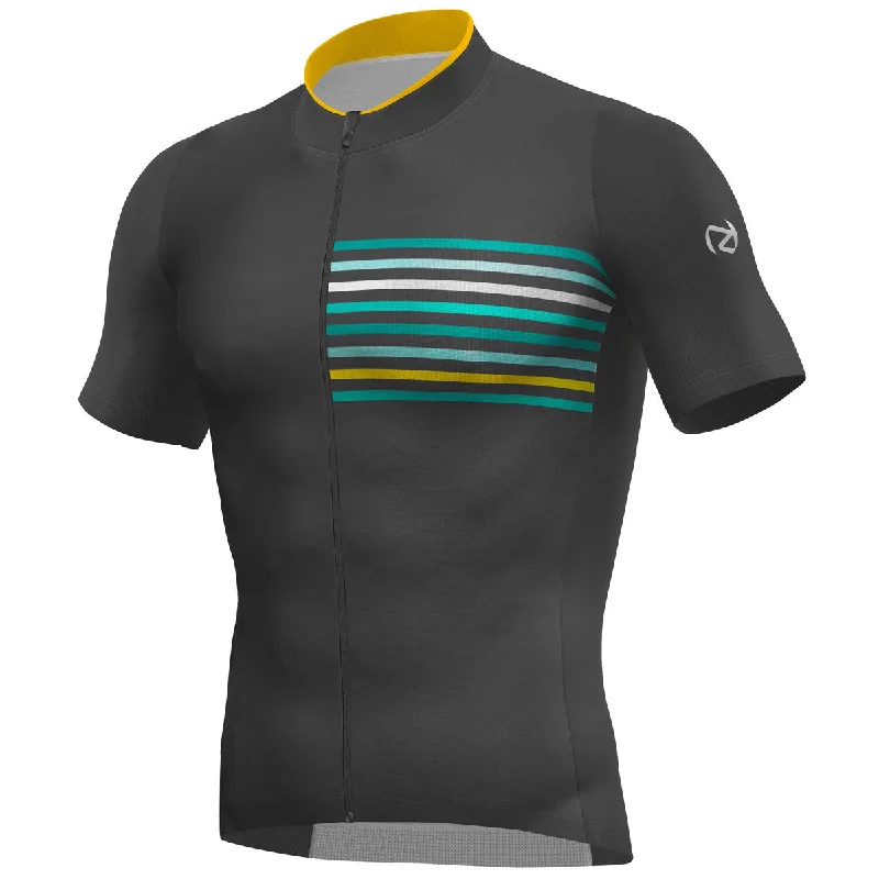 cycling clothing for slim riders-Maglia DKB Vuelta - Nero