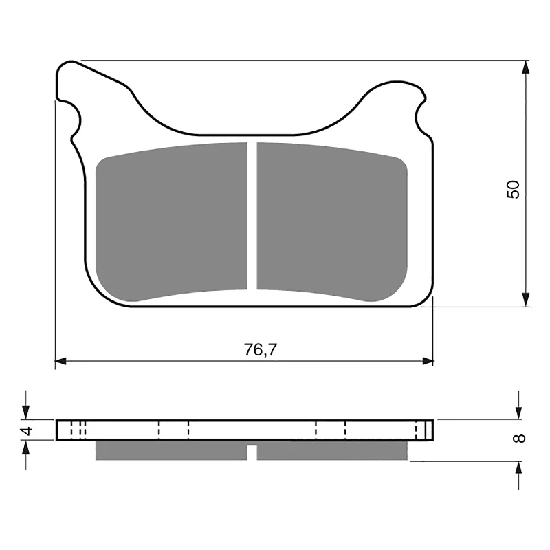 GOLDfren Brake Pads - S3 Sintered Sports (PBPH350)