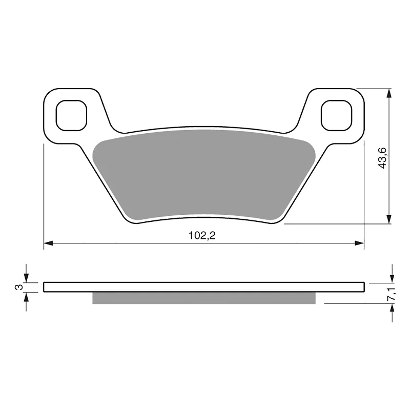 GOLDfren Brake Pads - K5 Off-Road Racing