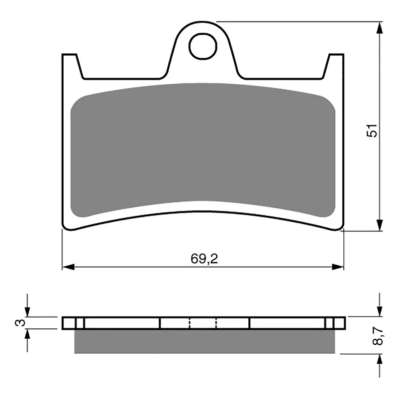 GOLDfren Brake Pads - S33 Sintered Racing