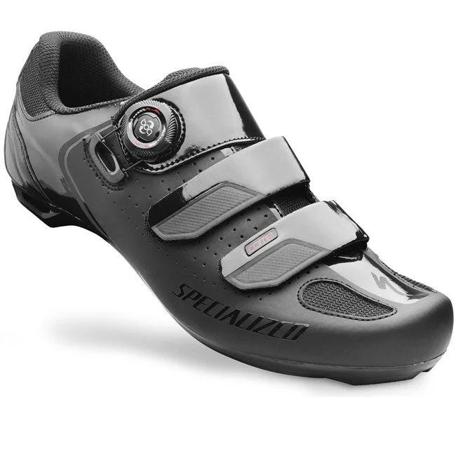 cycling clothing for epic tours-Scarpe Specialized Comp Road - Nero Lucido