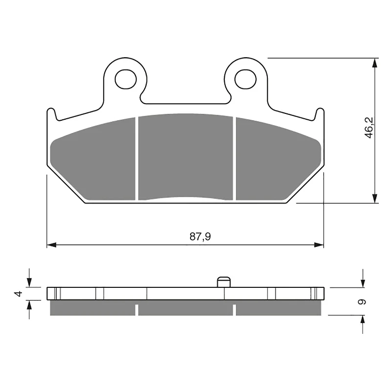 GOLDfren Brake Pads - S3 Sintered Sports (PBPH356)