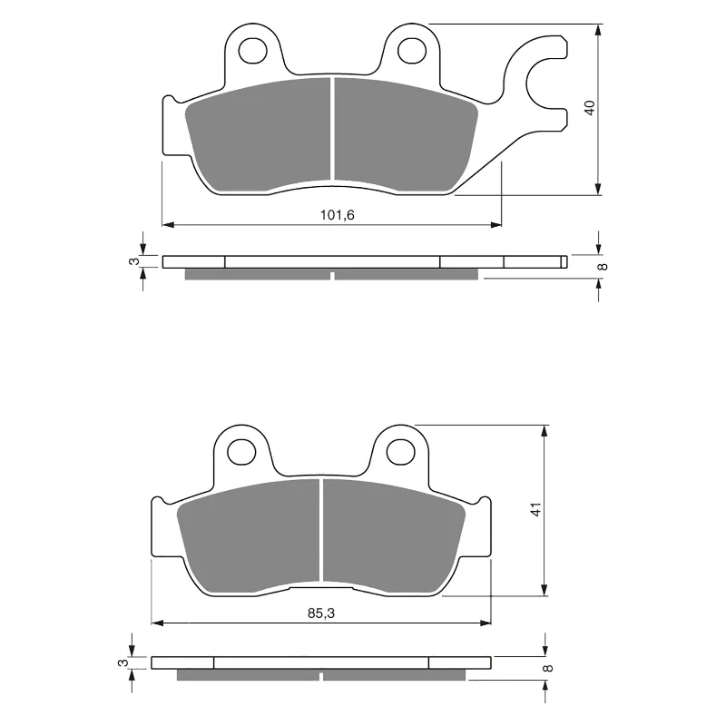 GOLDfren Brake Pads - S3 Sintered Sports