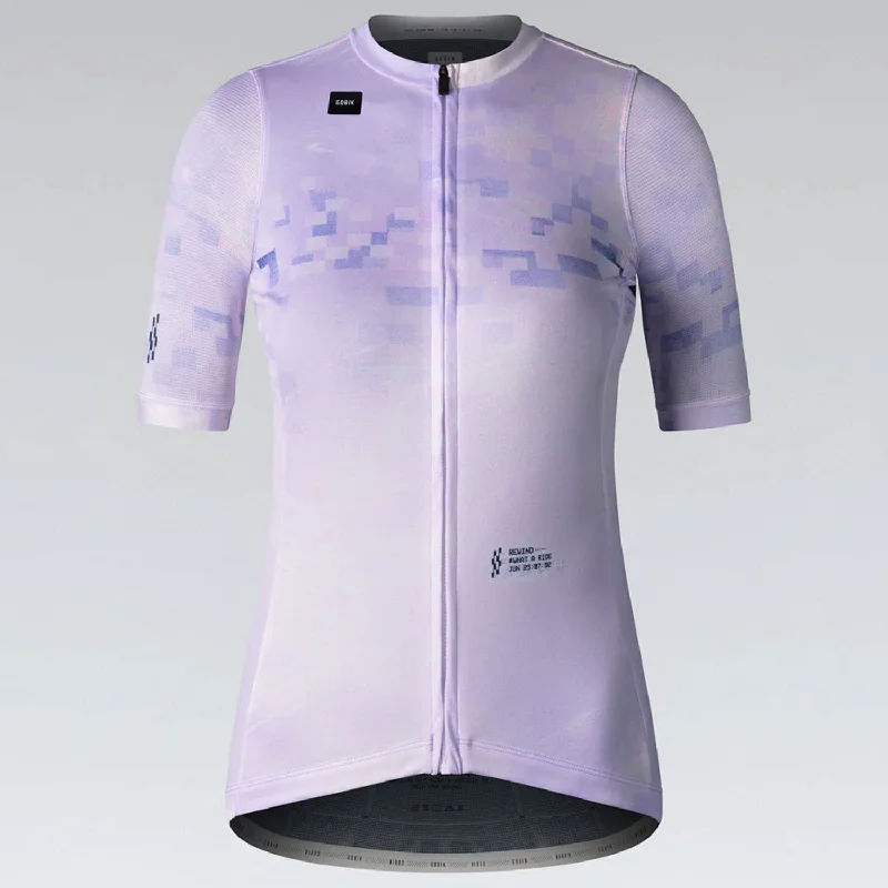 cycling clothing for frosty rides-Maglia donna Gobik Stark Lilac - Viola