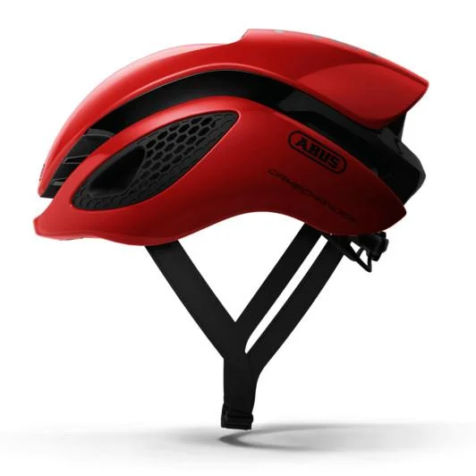 Bicycle helmet icy roads-Abus GameChanger Road Helmet - Blaze Red