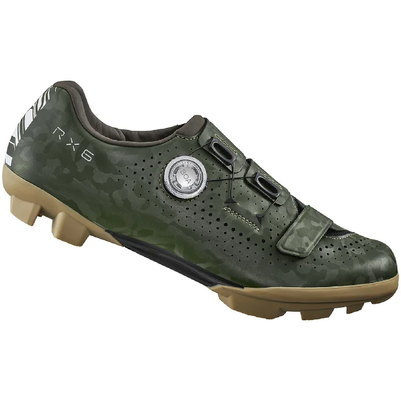 cycling clothing for featherlight feel-Scarpe Shimano RX6 - Verde