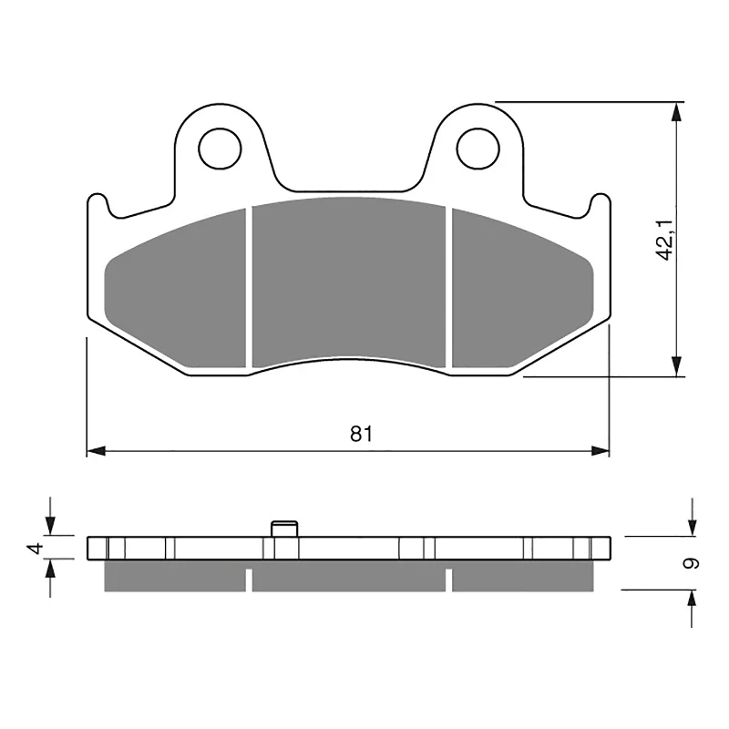 GOLDfren Brake Pads - S3 Sintered Sports (PBPH355)