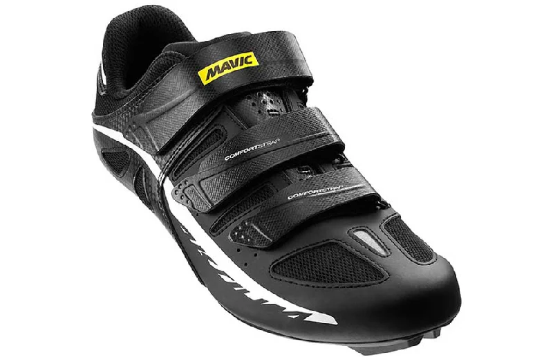 cycling clothing with slim zip-Mavic Aksium II Road Shoe - Black-White