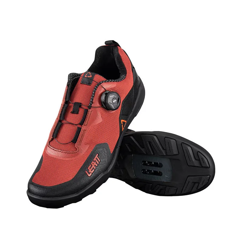 cycling clothing with sharp fit-Leatt 6.0 Clipless MTB Shoe - Lava - 2023