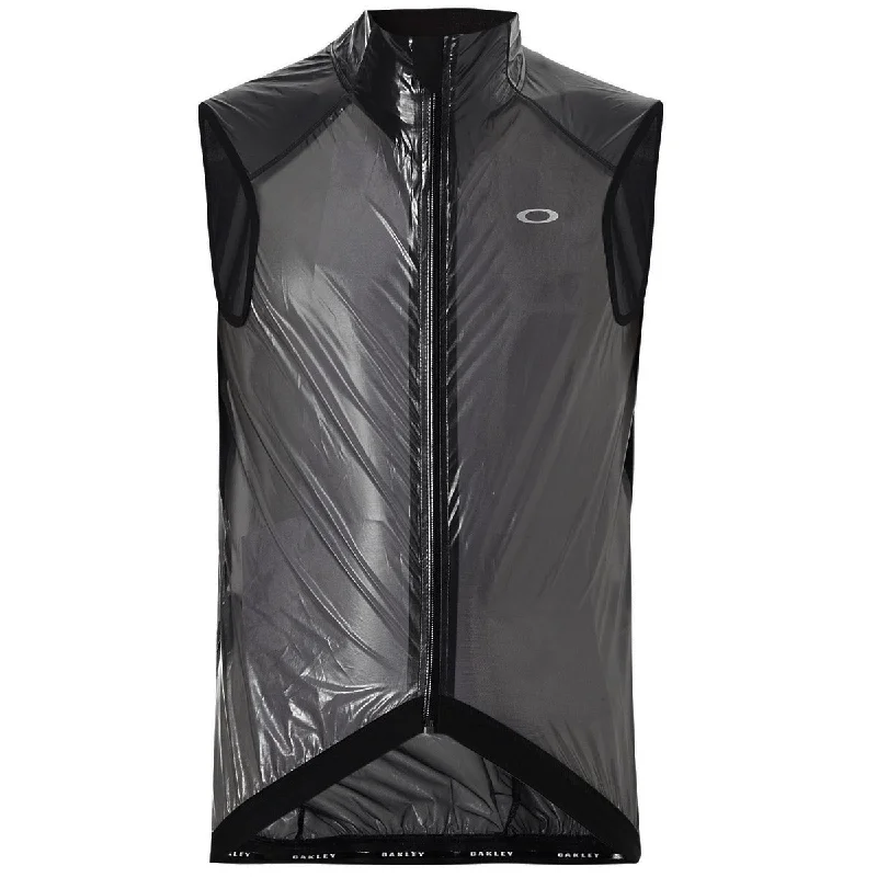 cycling clothing for quick sends-Gilet Oakley Jawbreaker Road - Nero