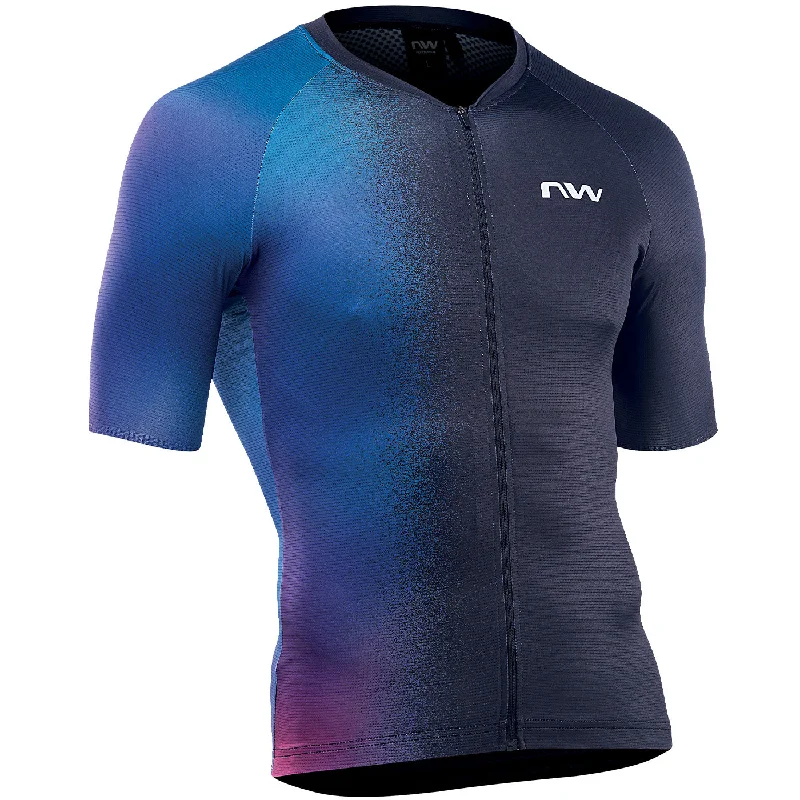 cycling clothing with bold design-Maglia Northwave Blade - Nero iridescente