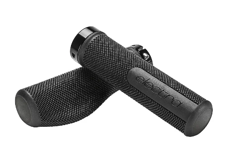 padded trendy bicycle grips-Electra Townie Ergo Grips - Black