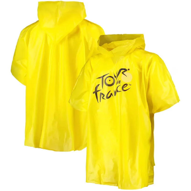 cycling clothing with loose design-Poncho Tour de France - Giallo