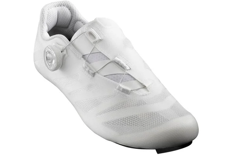 cycling clothing for race finishes-Mavic Sequence SL Ultimate Road Shoe - Womens - White