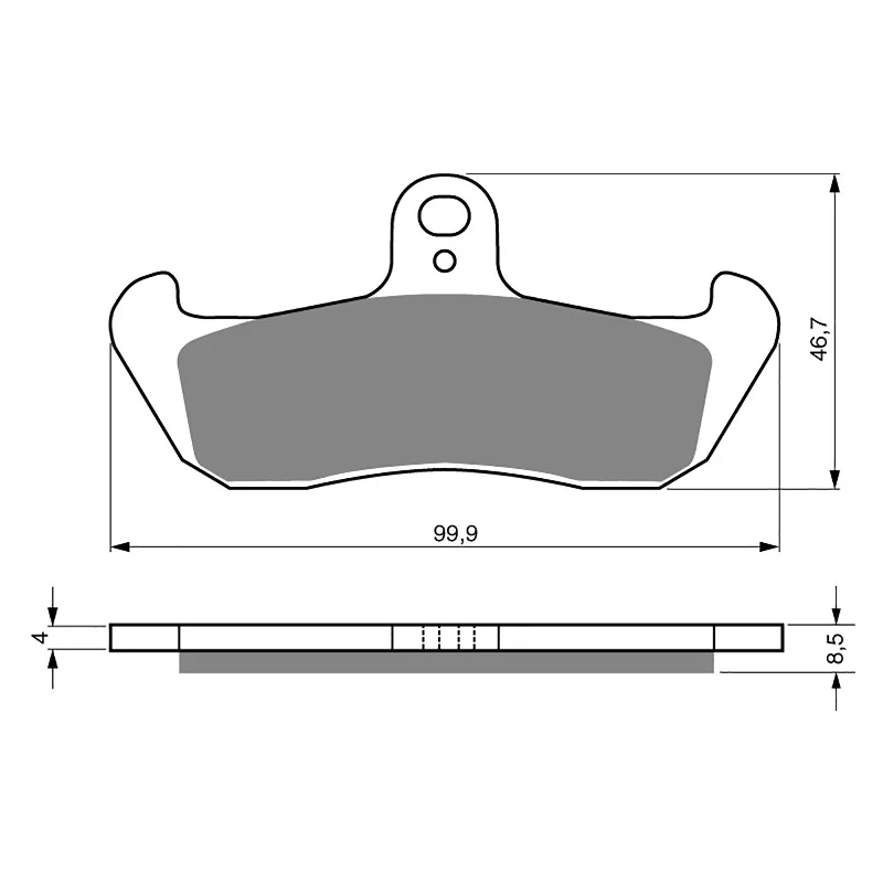 GOLDfren Brake Pads - K5 Off-Road Racing (PBPR113)