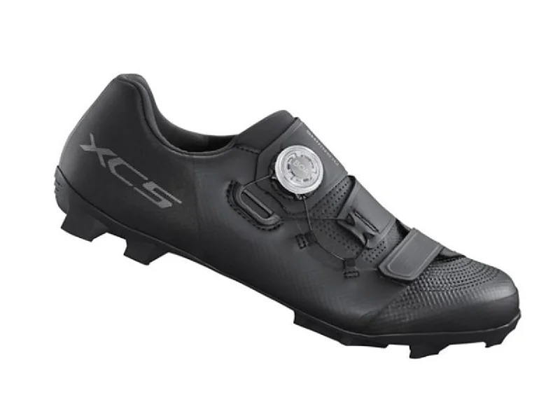 cycling clothing for hot rides-Shimano XC502 SPD MTB Shoe - Wide - Black - 2023