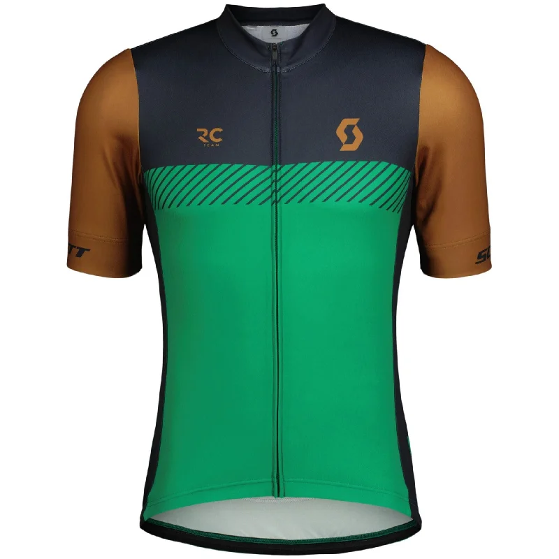 cycling clothing for light comfort-Maglia Scott RC Team - Marrone verde