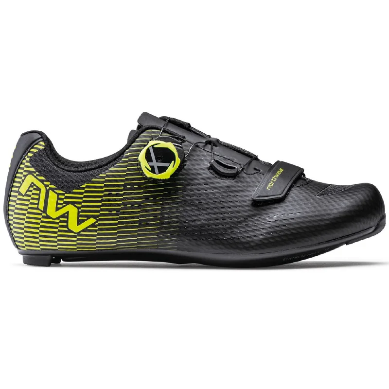 cycling clothing for bargain hunters-Scarpe Northwave Storm Carbon 2 - Nero giallo