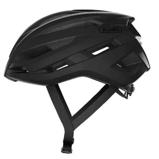 Bicycle helmet card slot-Abus StormChaser Helmet - Velvet Black