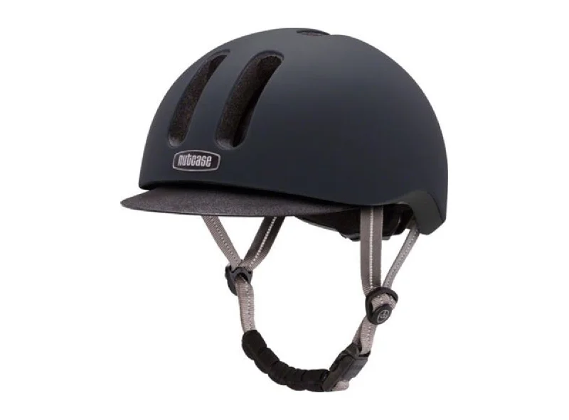 Bicycle helmet multi-weather-Nutcase Metroride Helmet - Kids - Black Tie Matt