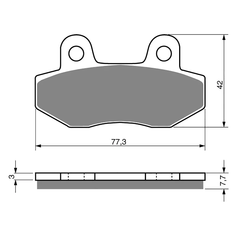 GOLDfren Brake Pads - S3 Sintered Sports (PBPH27)