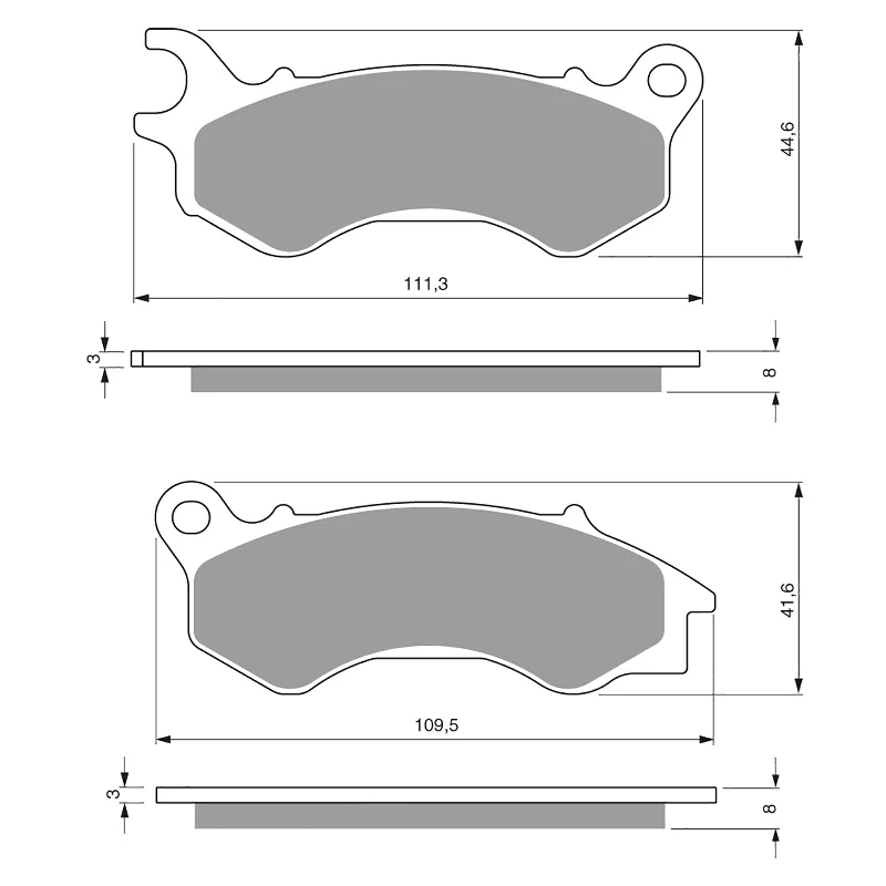 GOLDfren Brake Pads - S3 Sintered Sports