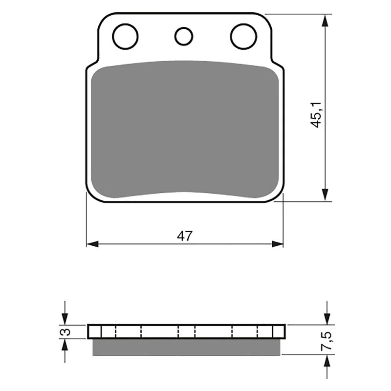 GOLDfren Brake Pads - K5 Off-Road Racing (PBPR103)