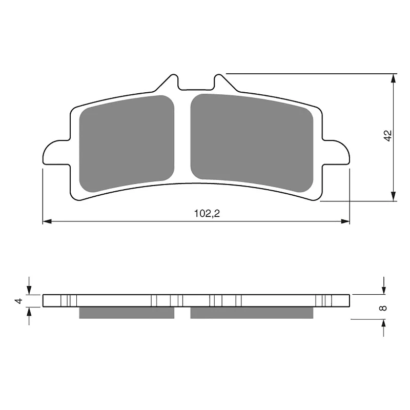 GOLDfren Brake Pads - S33 Sintered Racing