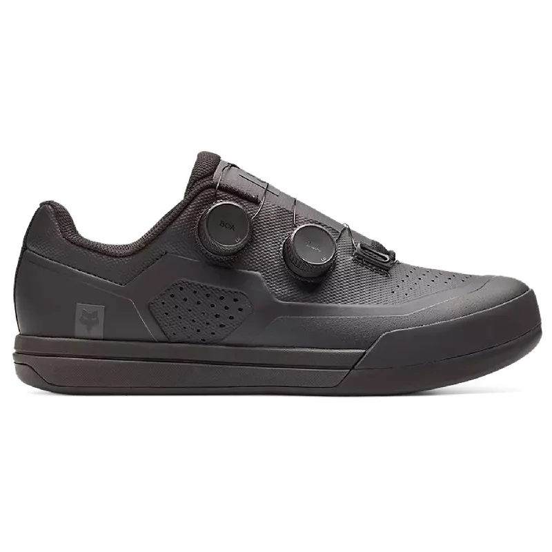 green cycling clothing options-Scarpe MTB Fox Union Boa - Nero