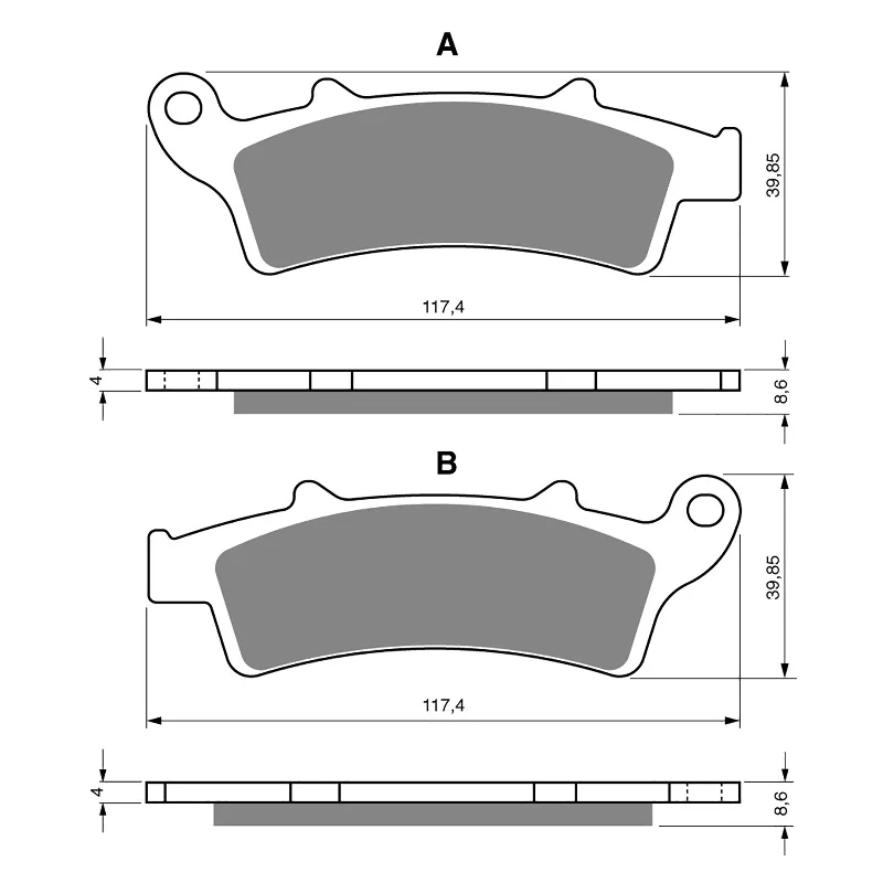 GOLDfren Brake Pads - S3 Sintered Sports