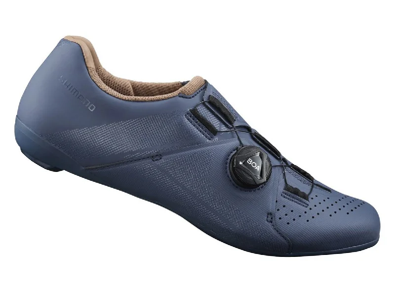 cycling clothing for long stamina-Shimano RC300W Road Shoe - Womens - Indigo Blue