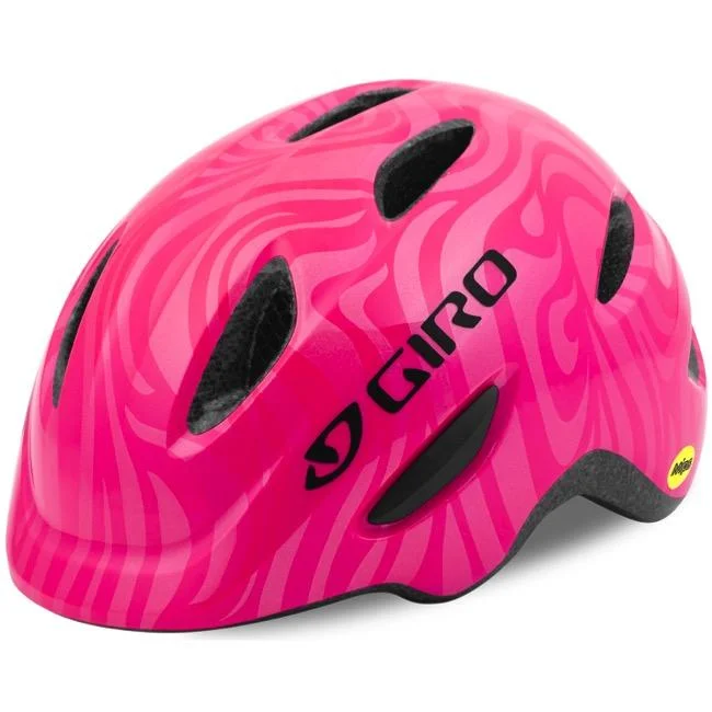 Bicycle helmet sporty look-Giro Scamp MIPS Child Helmet - Bright Pink-Pearl