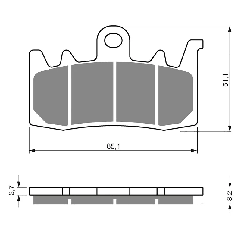 GOLDfren Brake Pads - S33 Sintered Racing