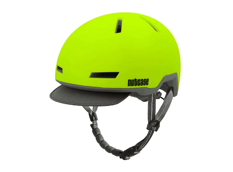 Bicycle helmet delivery riders-Nutcase Tracer Helmet - Kids - Spark Yellow Matt