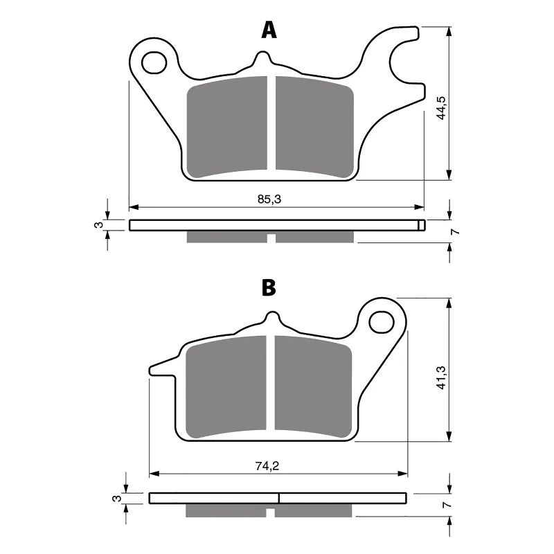 GOLDfren Brake Pads - S3 Sintered Sports