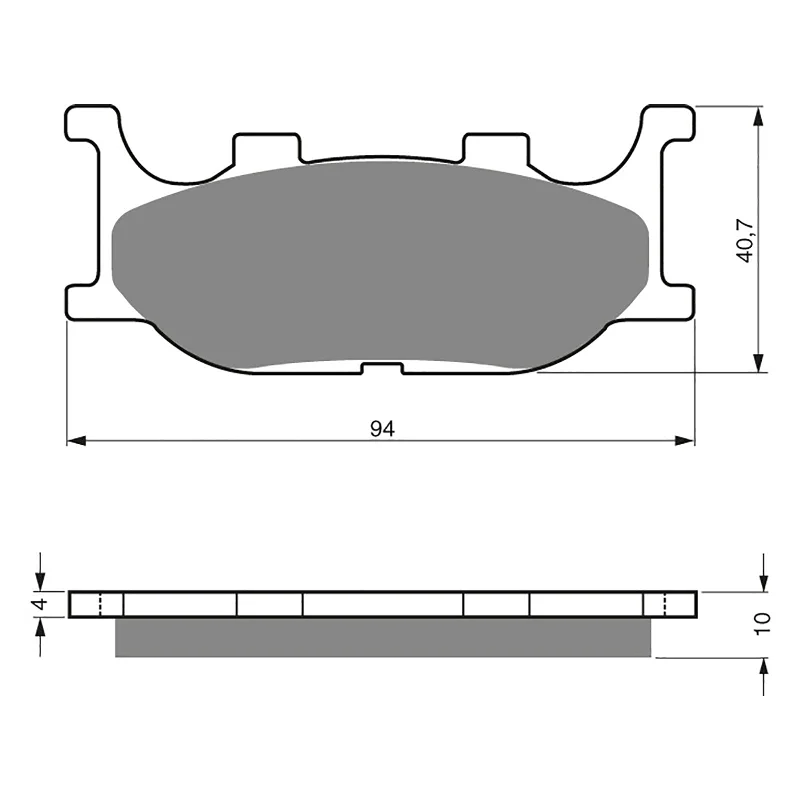 GOLDfren Brake Pads - S3 Sintered Sports (PBPH155)