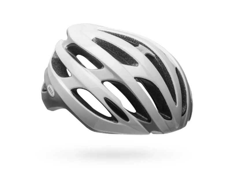 Bicycle helmet buyer guide-Bell Falcon MIPS Road Helmet - Matt-Gloss White-Smoke