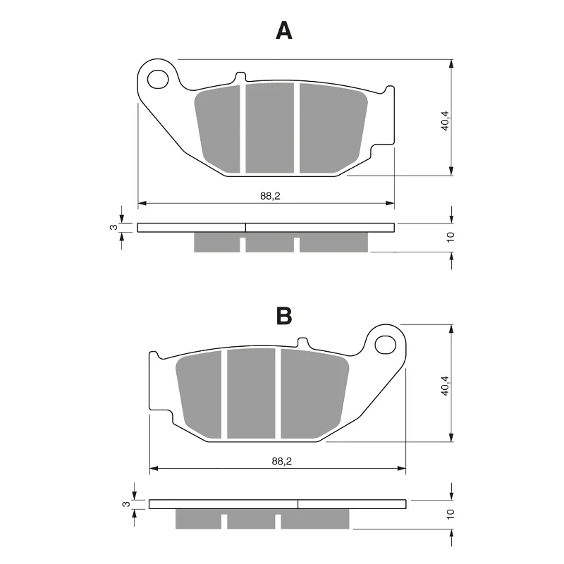 GOLDfren Brake Pads - K5 Off-Road Racing