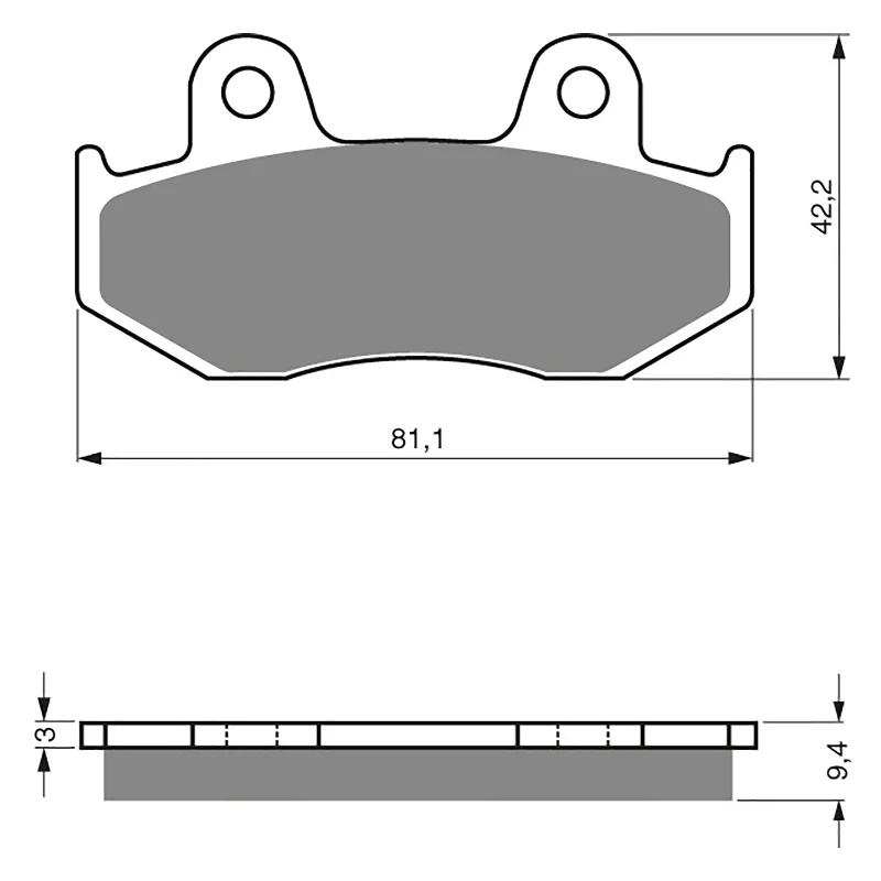 GOLDfren Brake Pads - S3 Sintered Sports