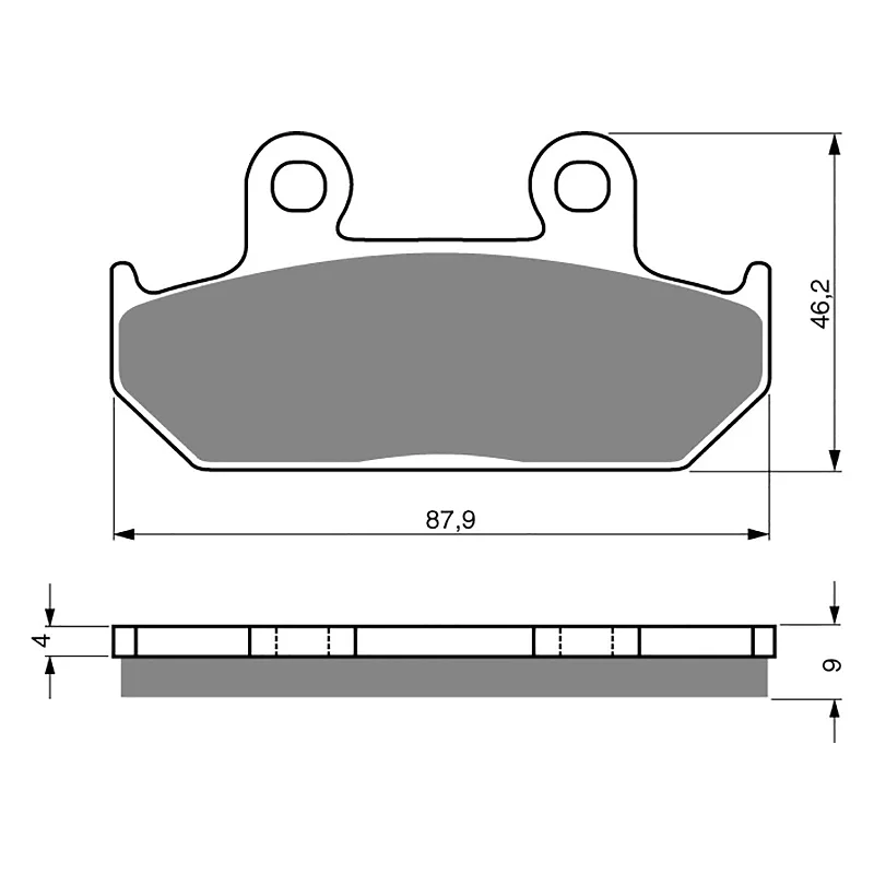 GOLDfren Brake Pads - S3 Sintered Sports (PBPH41)