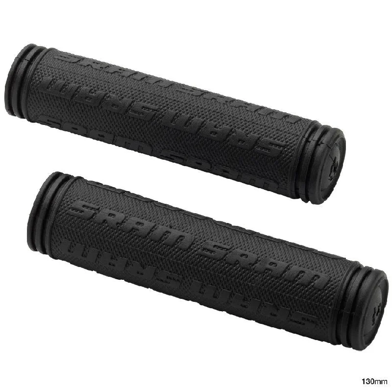 long-lasting mixed terrain bicycle grips-SRAM Racing Grips - Black