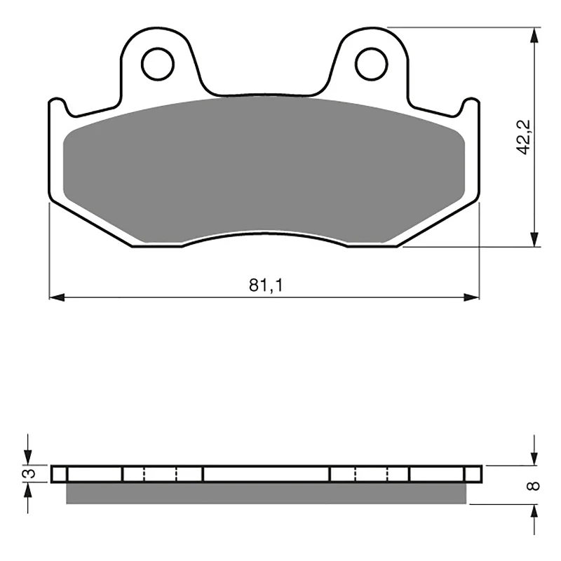 GOLDfren Brake Pads - S3 Sintered Sports (PBPH29)