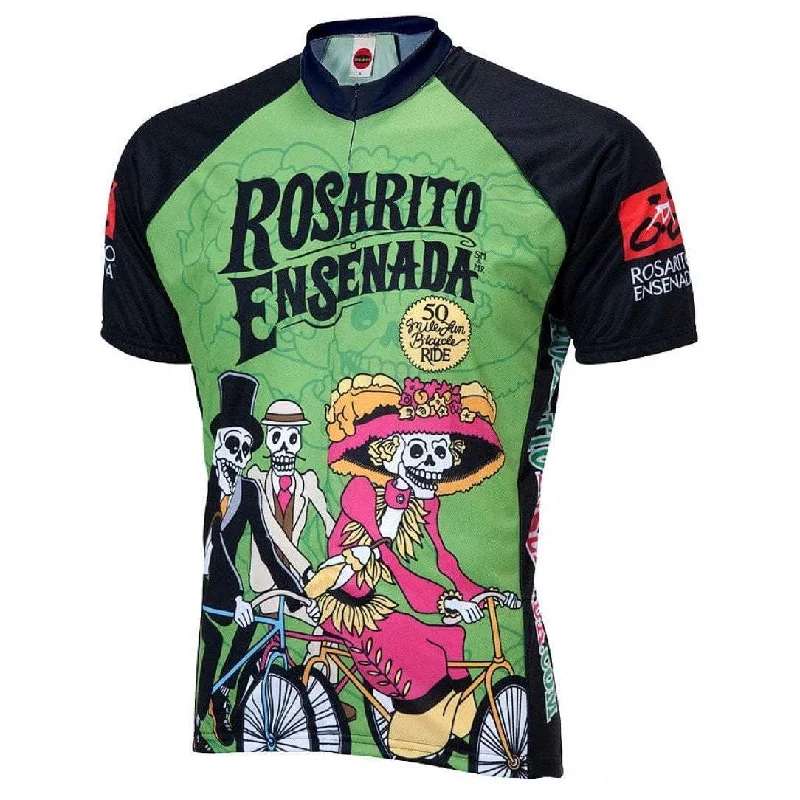 cycling clothing with seat pads-Men's Rosarito Day of the Dead Road Bike Jersey