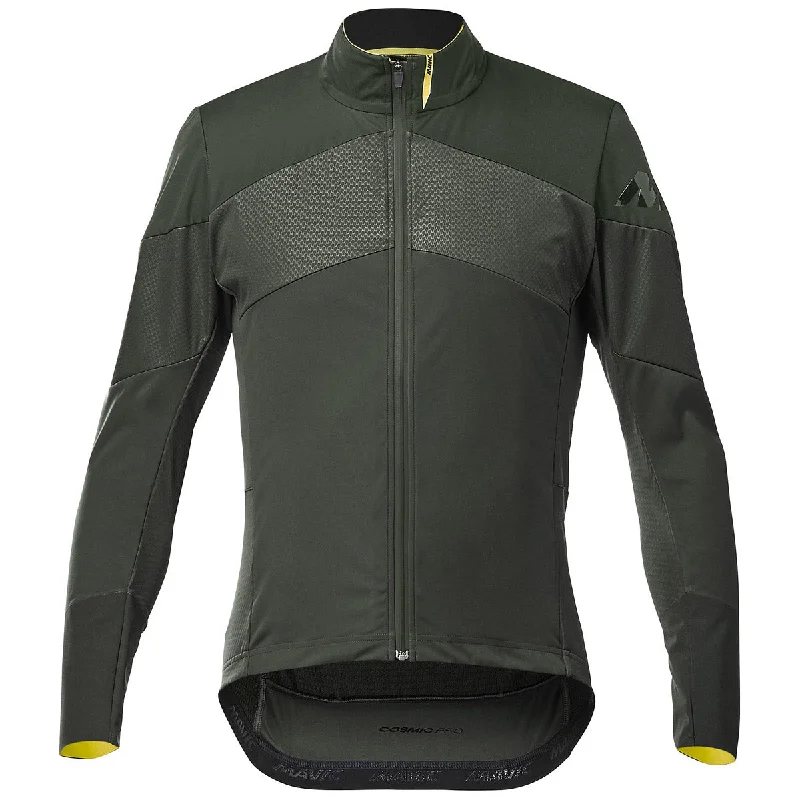 cycling clothing with vintage vibes-Maglia maniche lunghe Mavic Cosmic Pro Wind - Verde