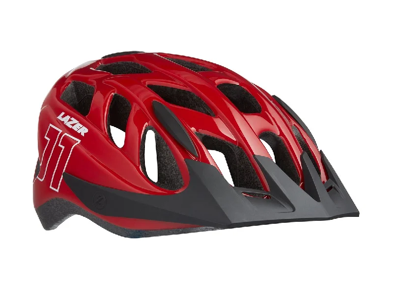 Bicycle helmet loyalty discount-Lazer J1 MTB Helmet - Youth - Red