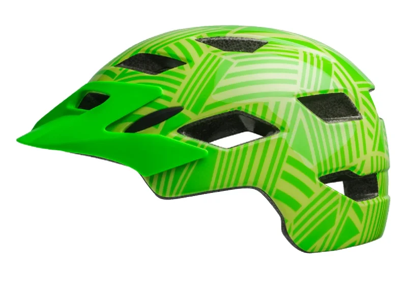 Bicycle helmet user guide-Bell Sidetrack Child Helmet - Gloss Kryptonite-Retina Sear Seeker