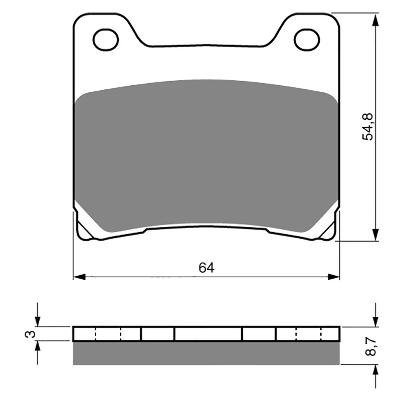 GOLDfren Brake Pads - S3 Sintered Sports (PBPH28)