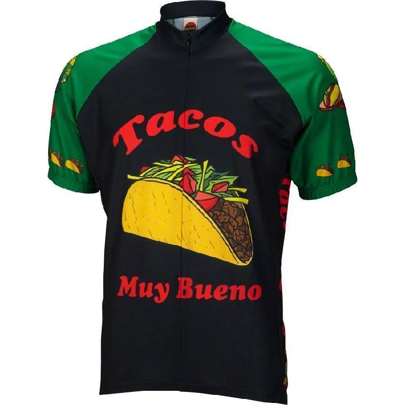 cycling clothing with sun guard-Men's Taco Tuesday Road Bike Jersey